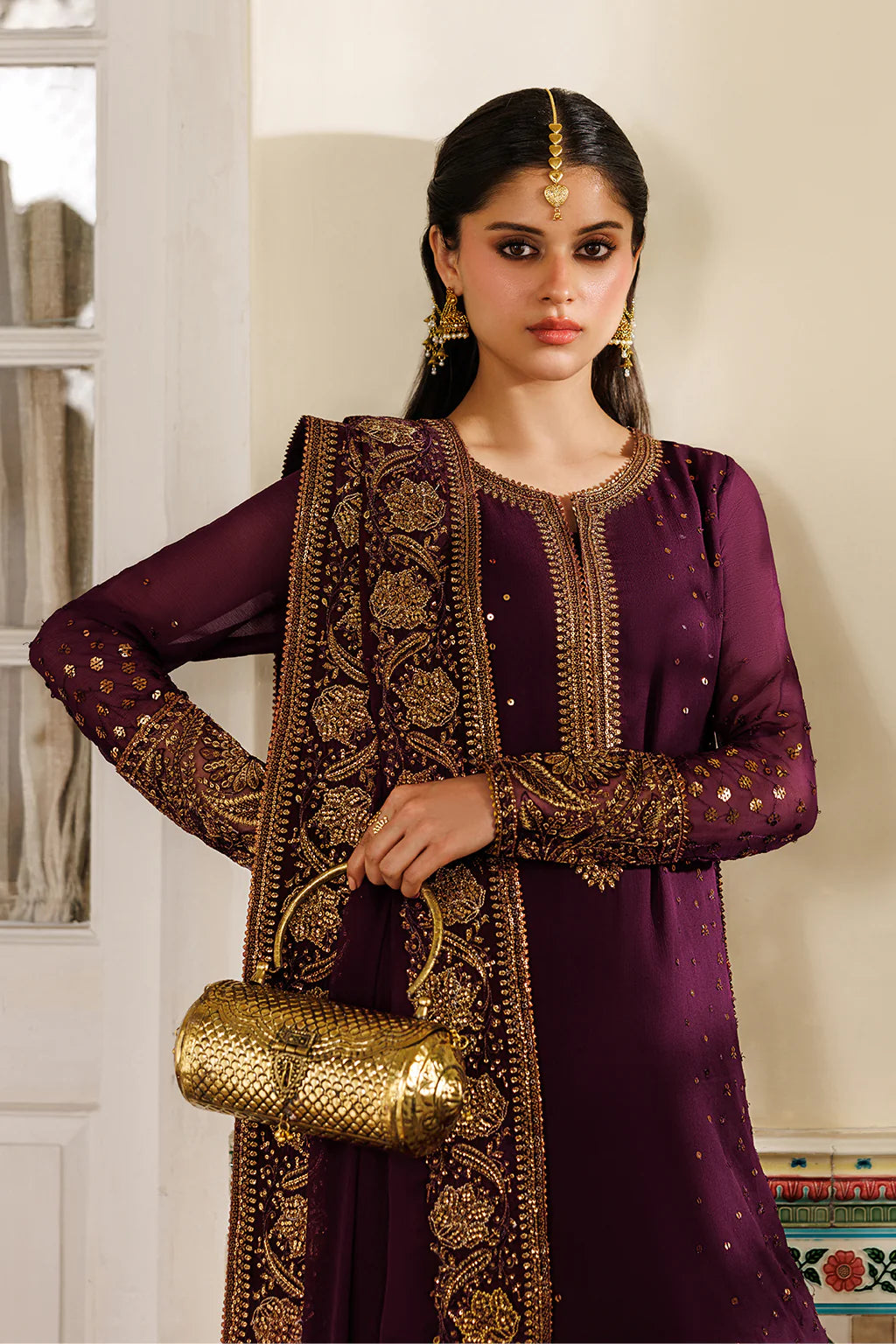 CC-95 Embroidered Chiffon - Luxury Pakistani Suit - Pre-Order - View 5