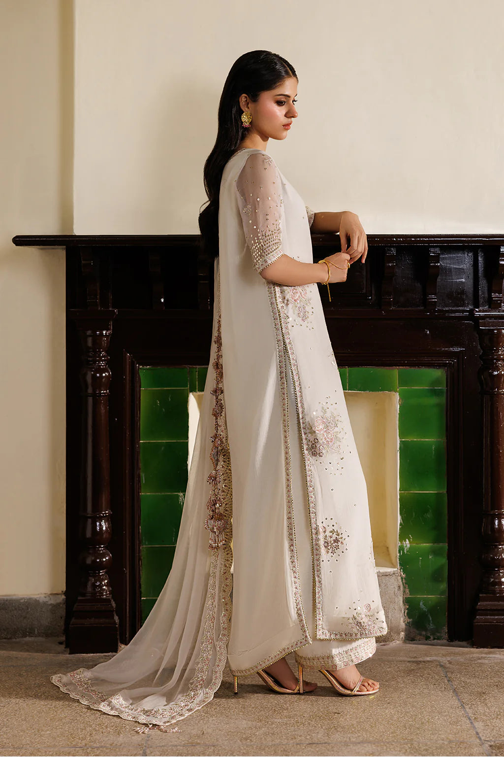 CC-98 Embroidered Chiffon - Luxury Pakistani Suit - Pre-Order - View 3
