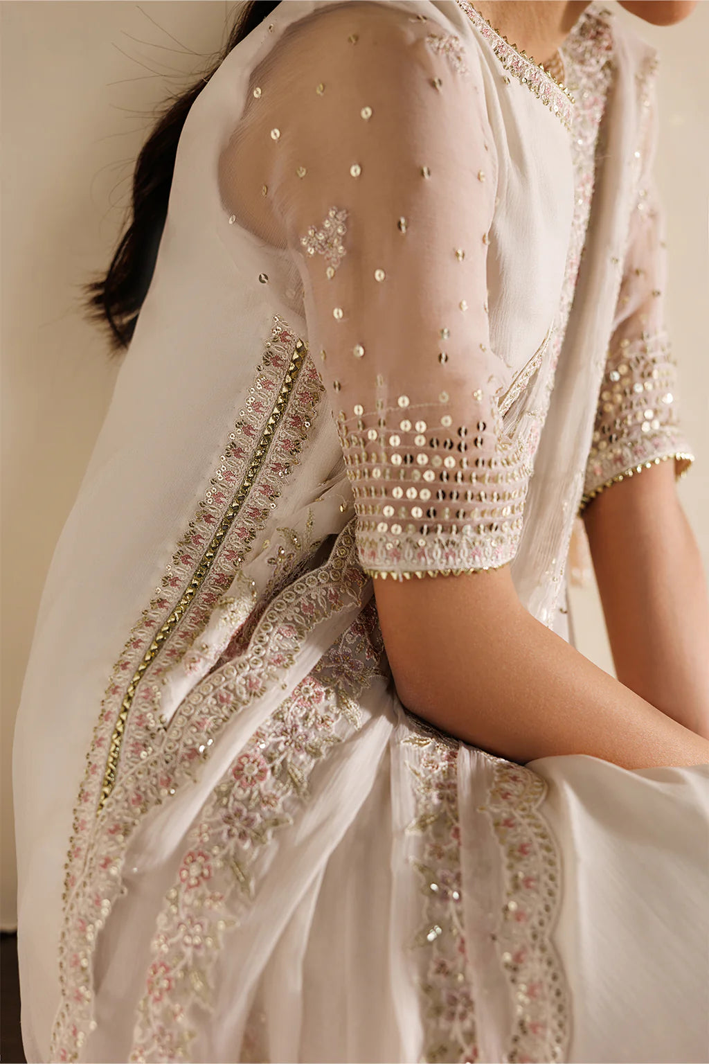 CC-98 Embroidered Chiffon - Luxury Pakistani Suit - Pre-Order - View 5