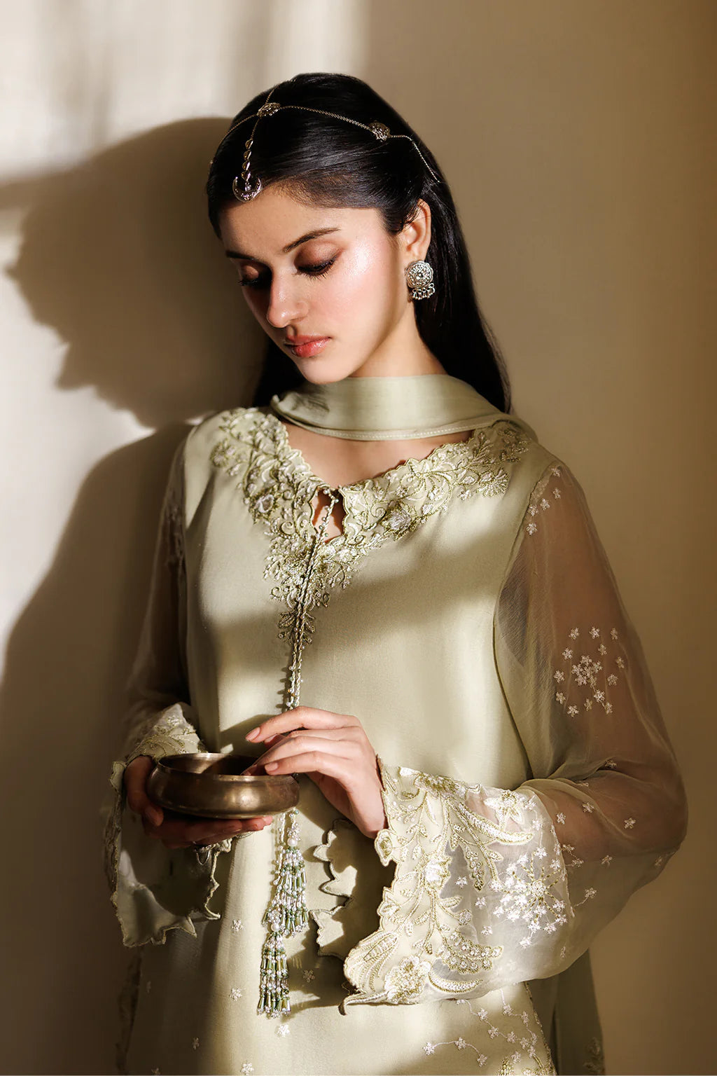 CC-101 Embroidered Chiffon - Luxury Pakistani Suit - Pre-Order - View 3