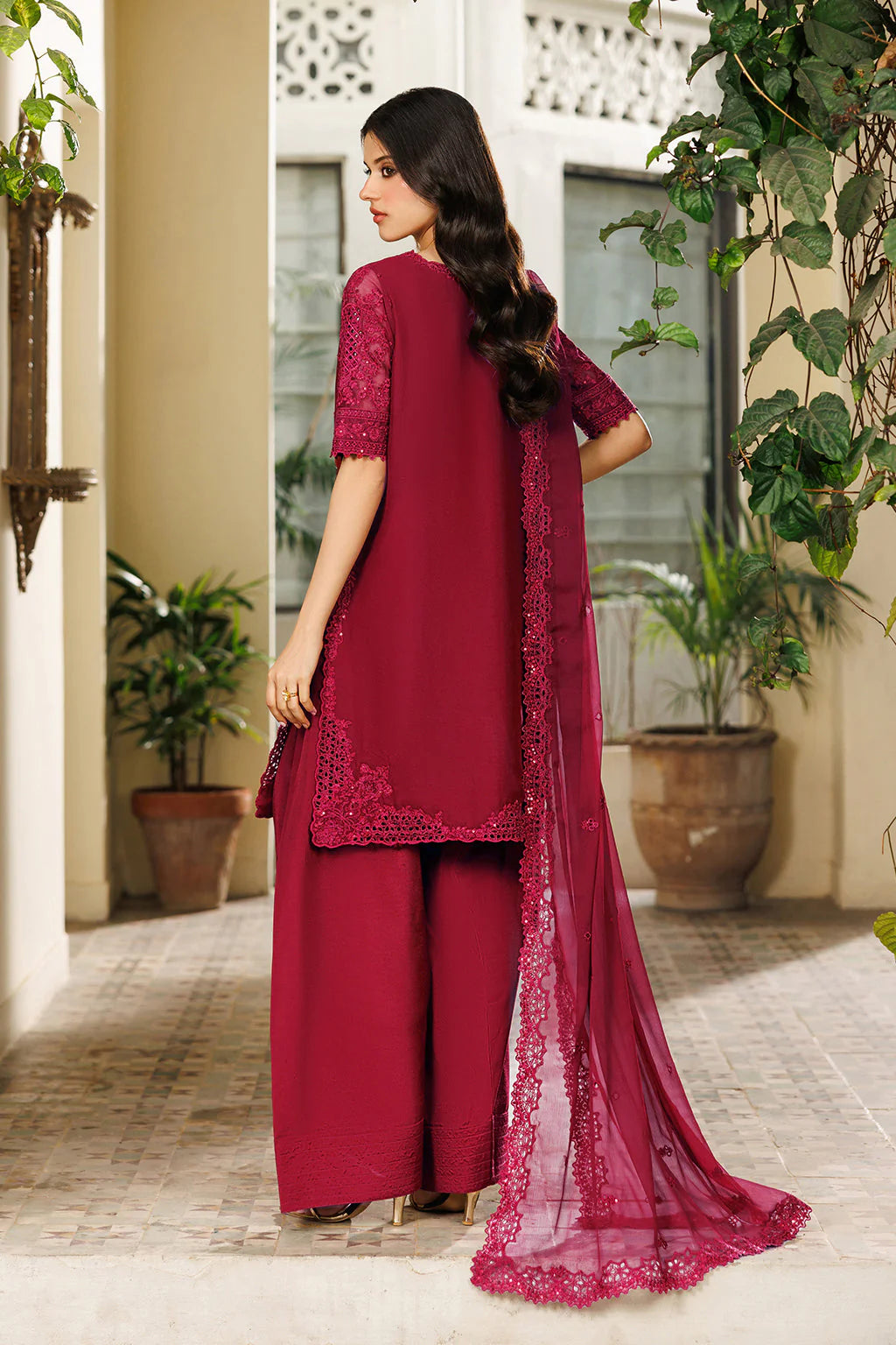 CC-97 Embroidered Chiffon - Luxury Pakistani Suit - Pre-Order - View 5