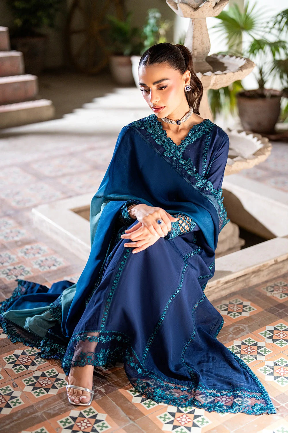 Galactic Glam - Luxury Pakistani Suit - Pre-Order - View 3