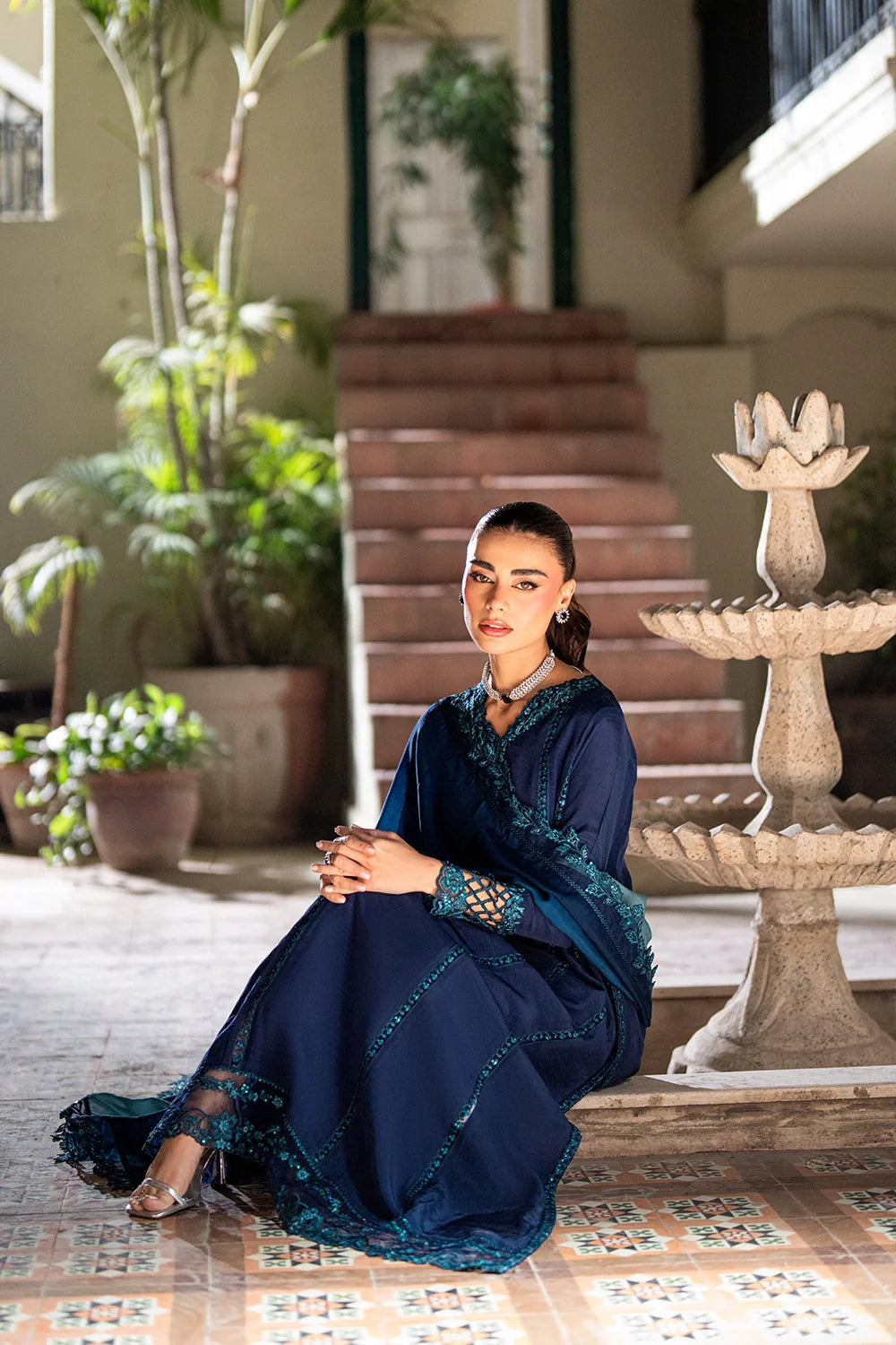 Galactic Glam - Luxury Pakistani Suit - Pre-Order - View 5