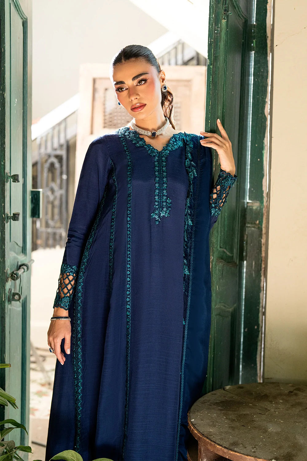 Galactic Glam - Luxury Pakistani Suit - Pre-Order - View 10