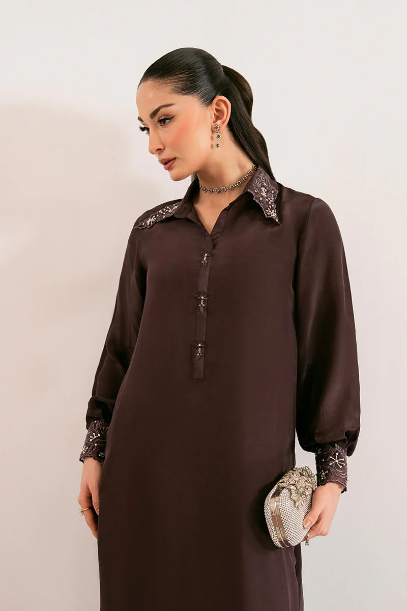 Dina Reve - Luxury Tassel Silk Pakistani Suit - Pre-Order - View 2