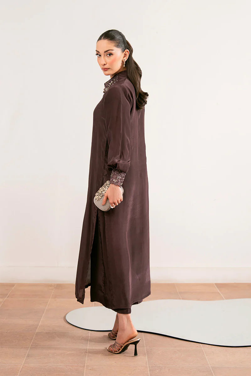 Dina Reve - Luxury Tassel Silk Pakistani Suit - Pre-Order - View 3