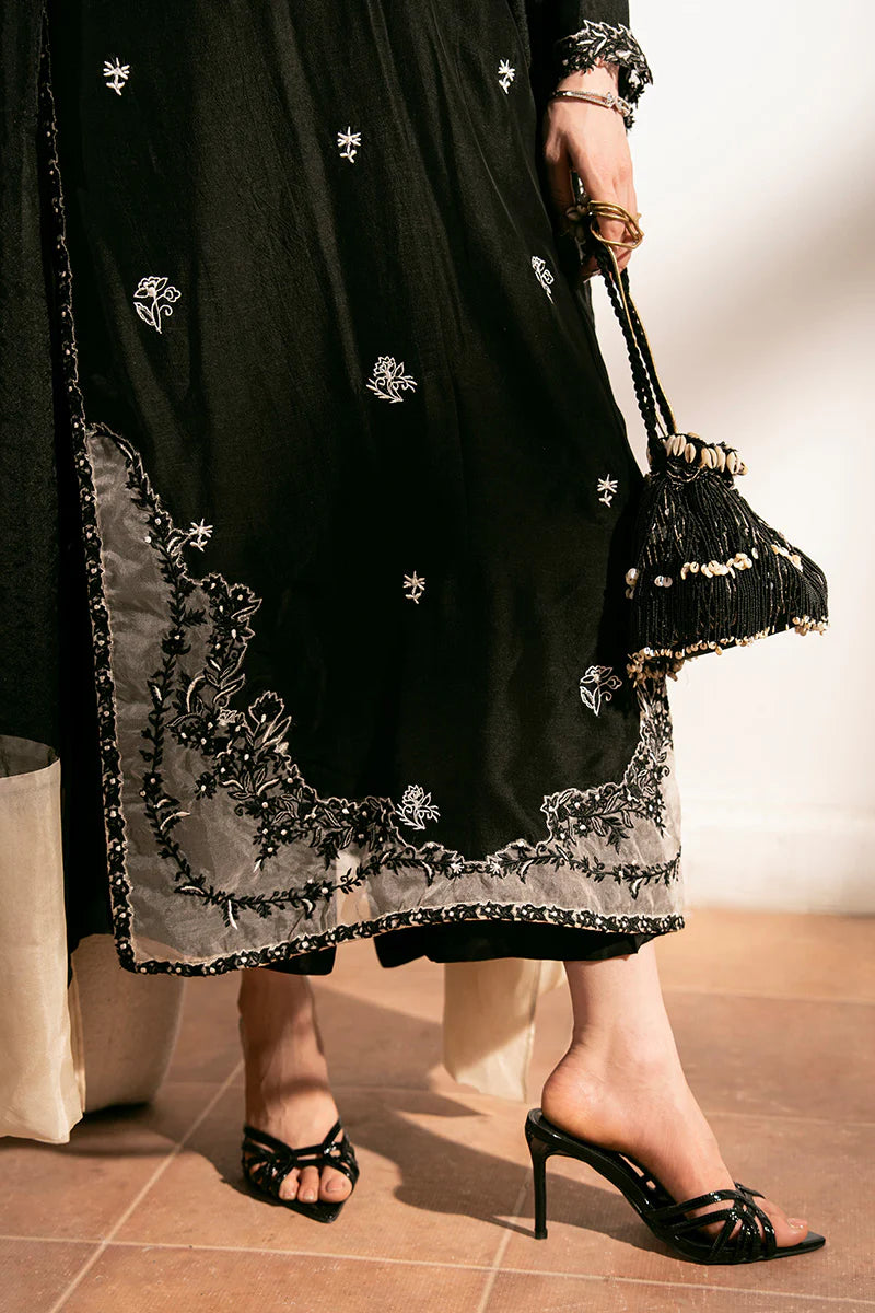 Lenora Earl - Luxury Tassel Silk Pakistani Suit - Pre-Order - View 4
