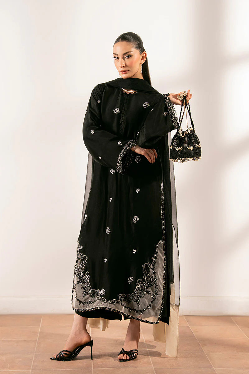Lenora Earl - Luxury Tassel Silk Pakistani Suit - Pre-Order - View 5