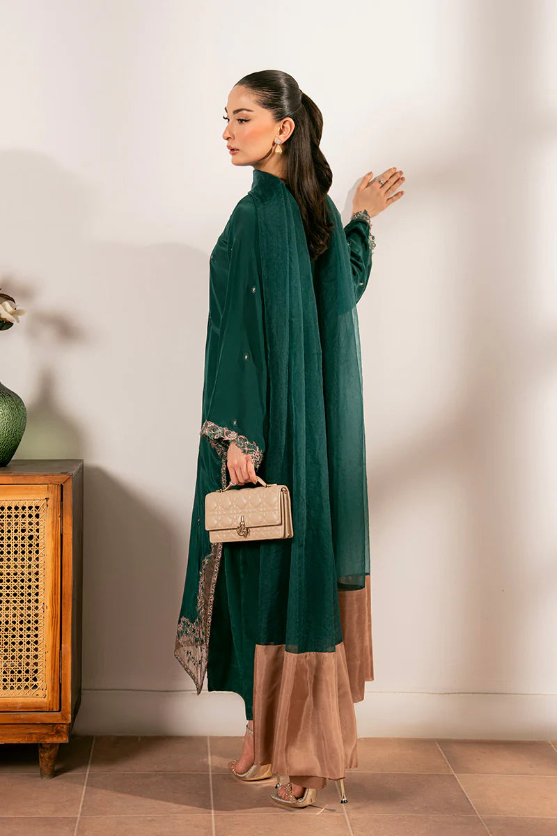 Lenora Jade - Luxury Tassel Silk Pakistani Suit - Pre-Order - View 4