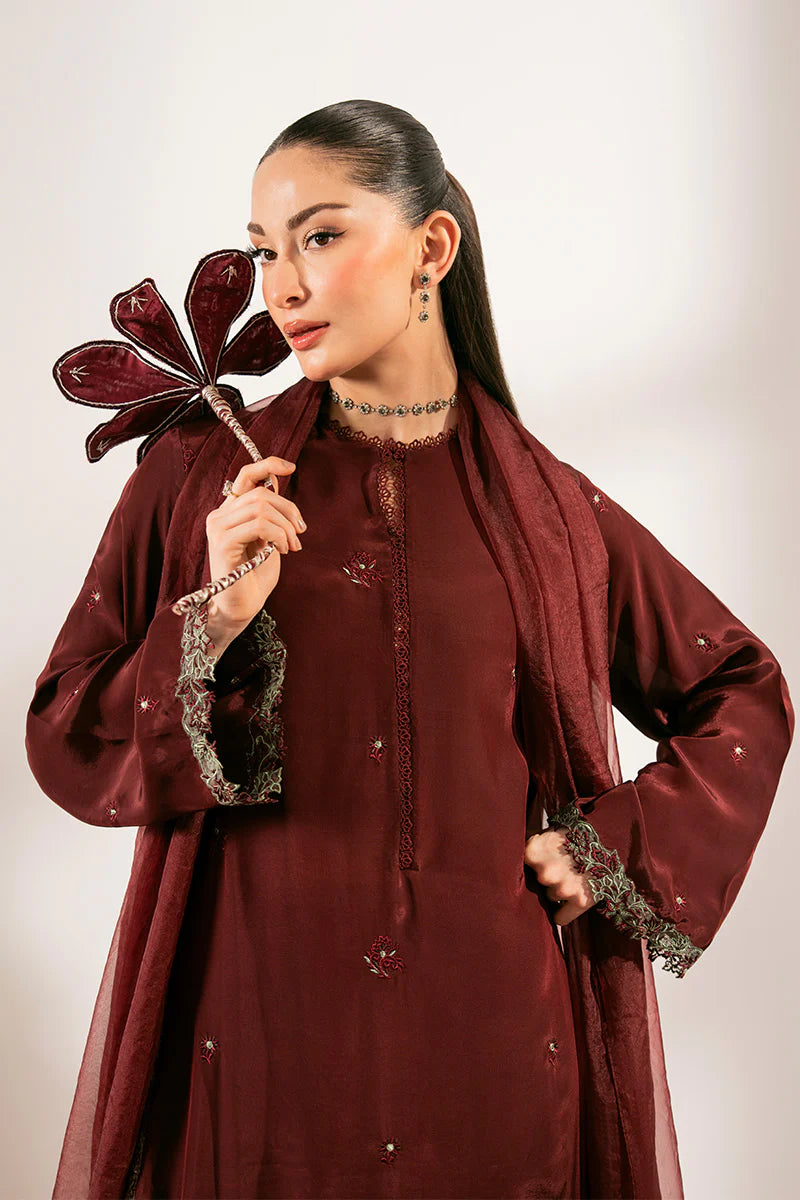 Lenora Meth - Luxury Tassel Silk Pakistani Suit - Pre-Order - View 2
