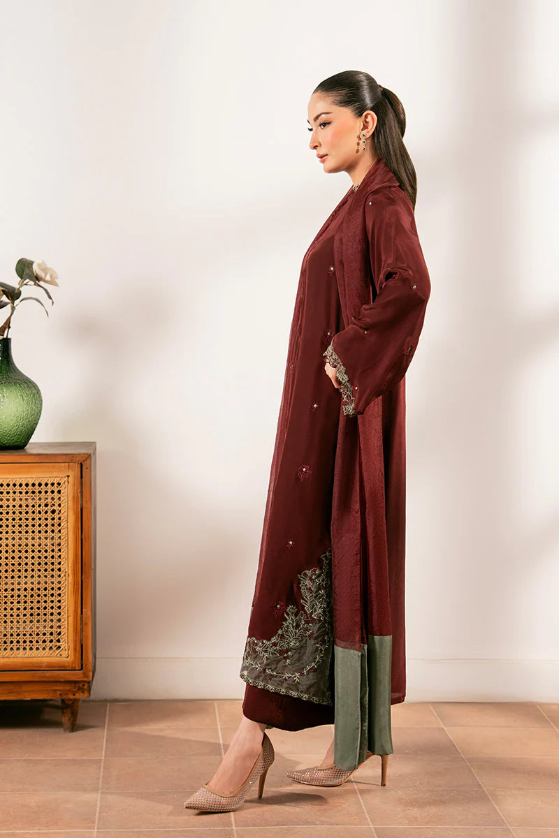 Lenora Meth - Luxury Tassel Silk Pakistani Suit - Pre-Order - View 3