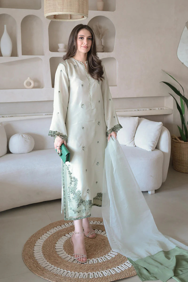 Lenora Mint - Luxury Pakistani Suit - Pre-Order - View 1