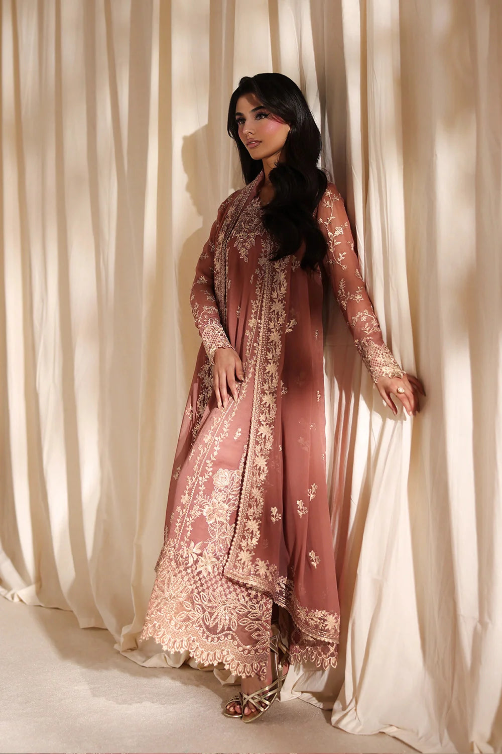 Lilywood - Luxury Chiffon Pakistani Suit - Pre-Order - View 4