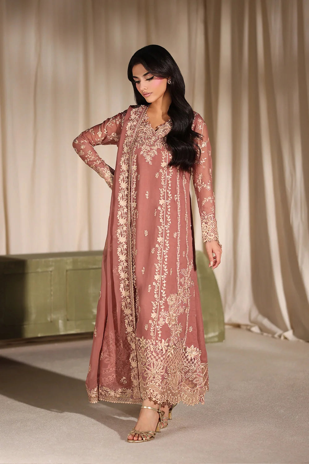 Lilywood - Luxury Chiffon Pakistani Suit - Pre-Order - View 2