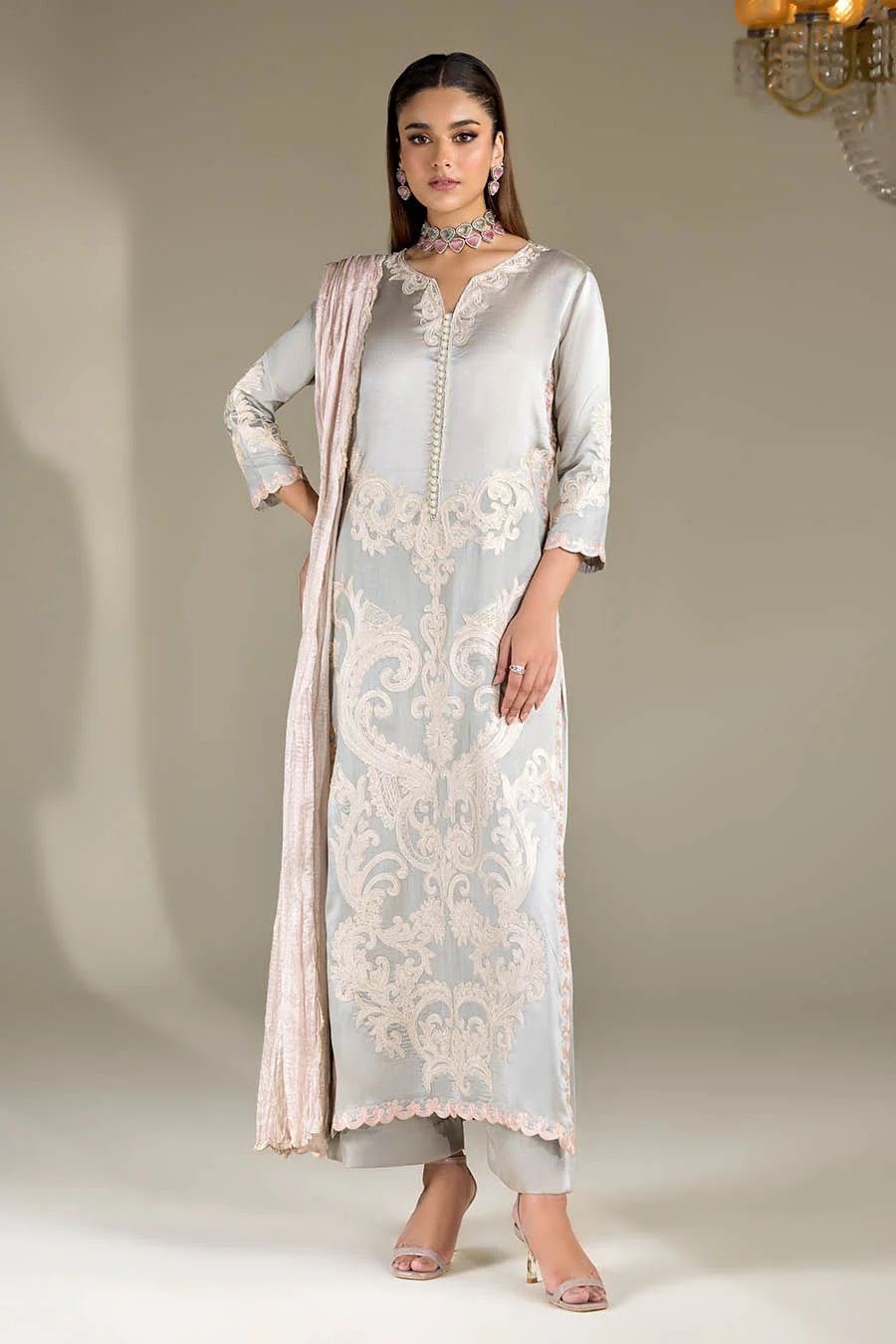 P-293 - Luxury Pakistani Suit - Pre-Order - View 2