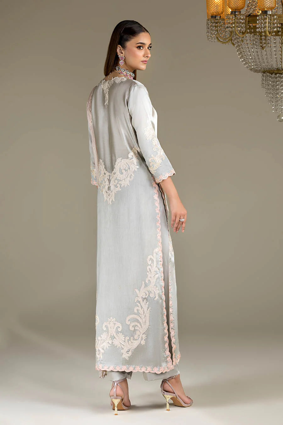 P-293 - Luxury Pakistani Suit - Pre-Order - View 4