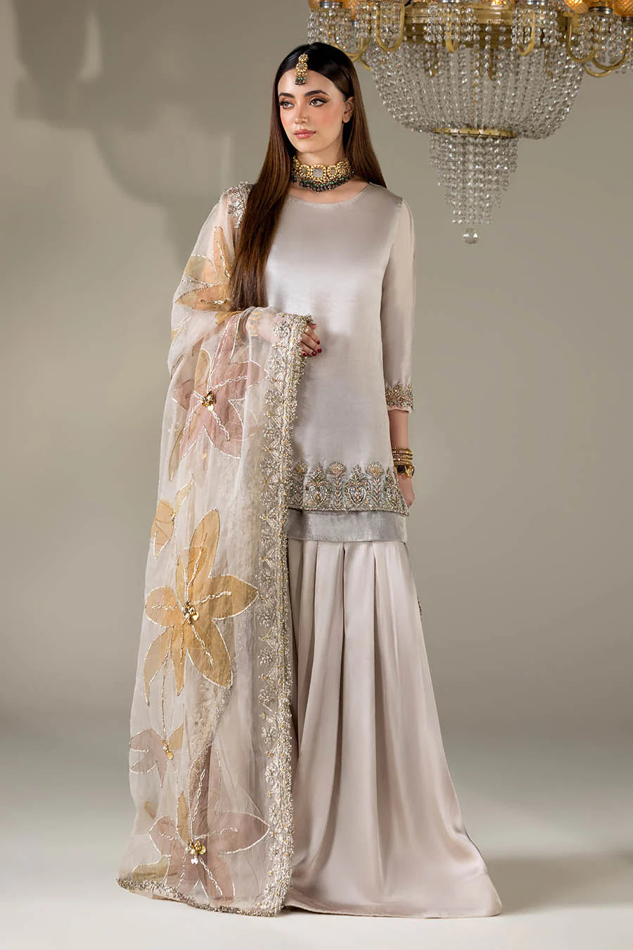P-299 Sajal Ali - Luxury Pakistani Suit - Pre-Order - View 7