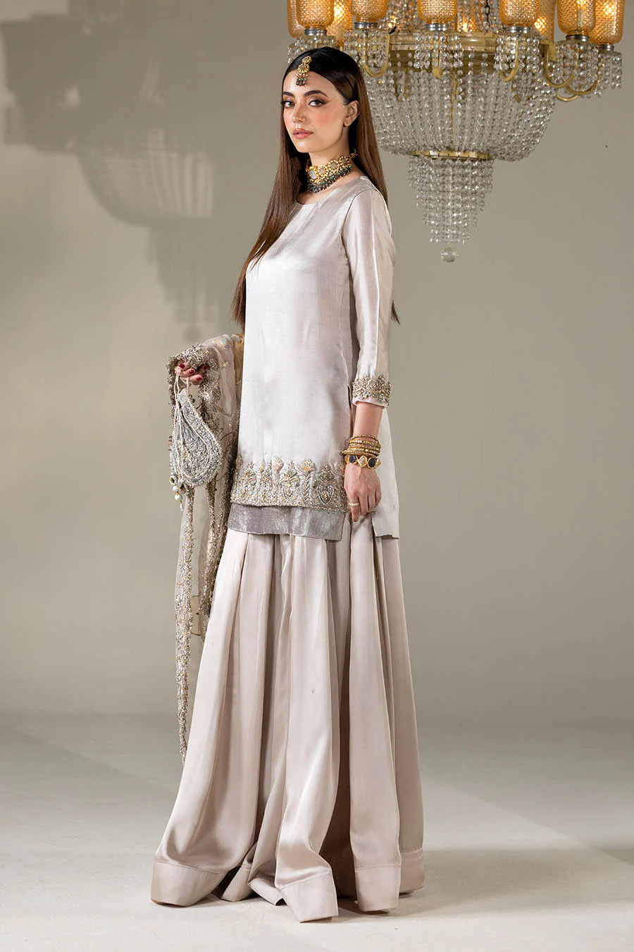 P-299 Sajal Ali - Luxury Pakistani Suit - Pre-Order - View 8