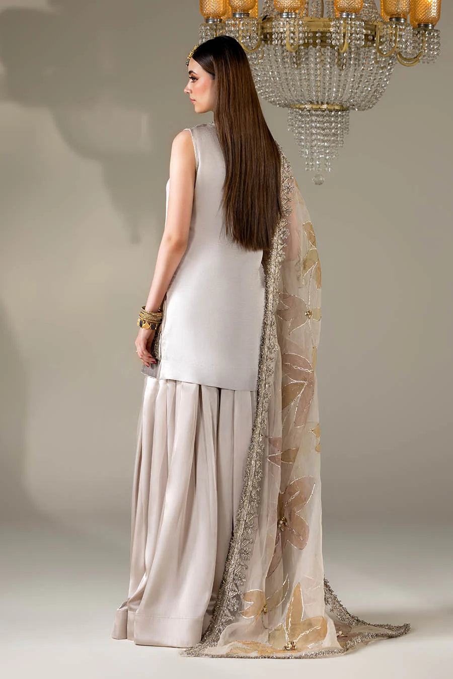 P-299 Sajal Ali - Luxury Pakistani Suit - Pre-Order - View 11