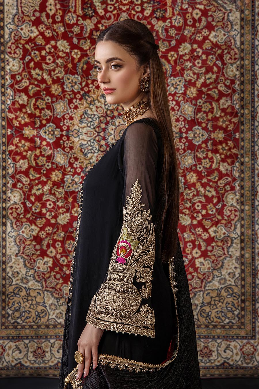 P-300 - Luxury Pakistani Suit - Pre-Order - View 12