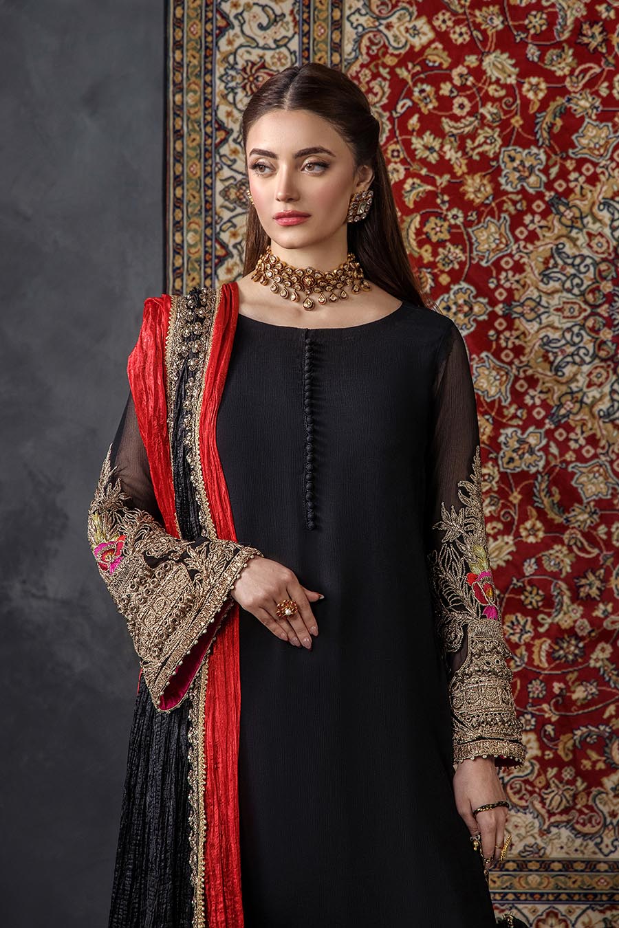 P-300 - Luxury Pakistani Suit - Pre-Order - View 2