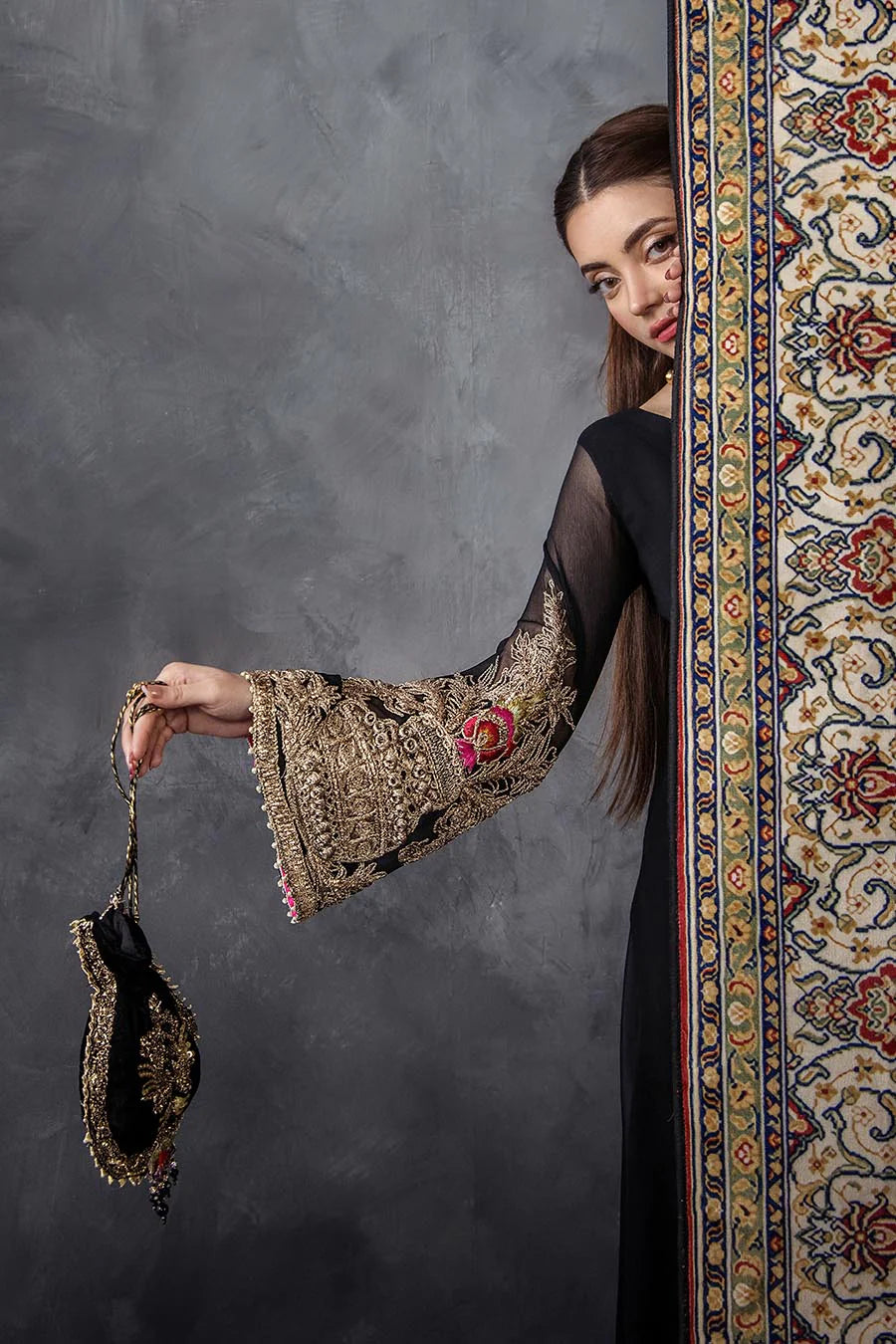 P-300 - Luxury Pakistani Suit - Pre-Order - View 8