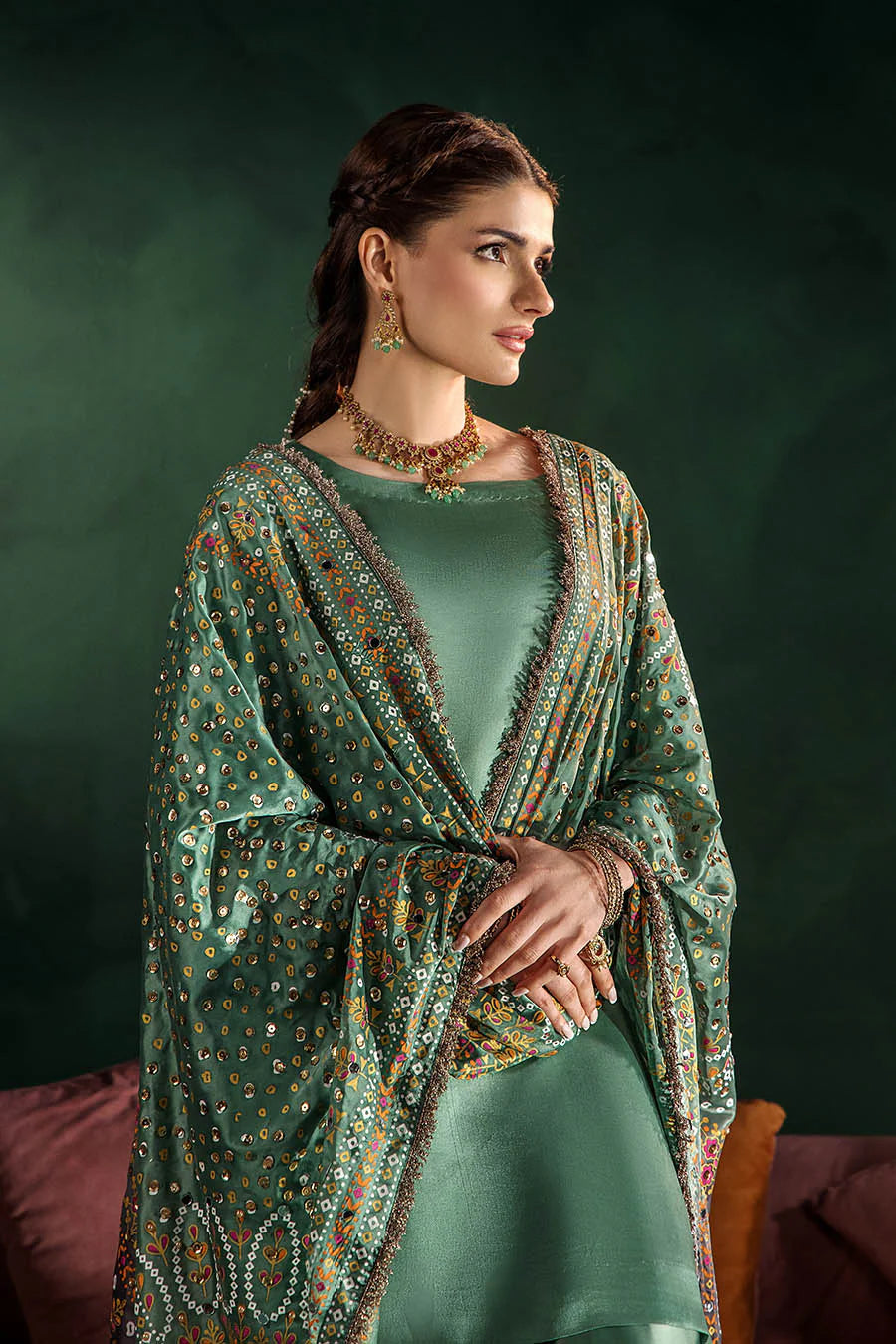 P-305 - Luxury Pakistani Suit - Pre-Order - View 9