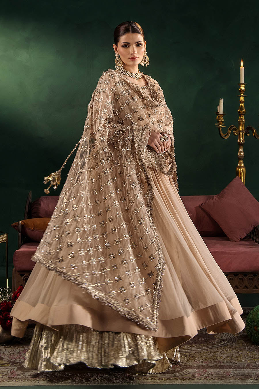 P-307 (Pastle Pink) - Luxury Pakistani Suit - View 10