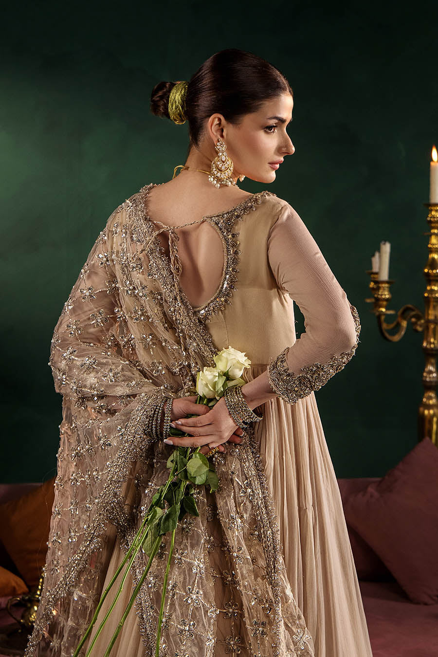 P-307 (Pastle Pink) - Luxury Pakistani Suit - View 12