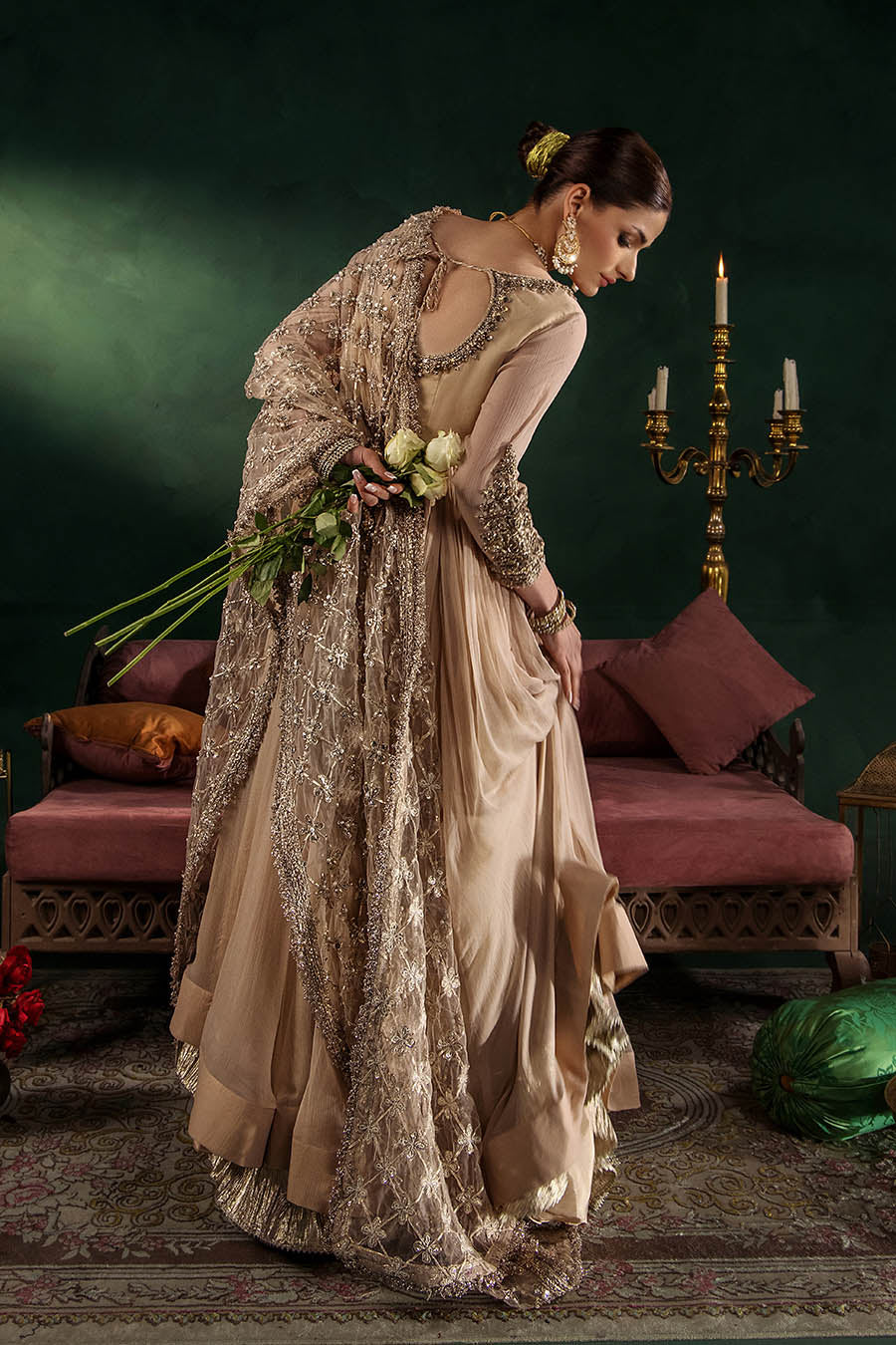 P-307 (Pastle Pink) - Luxury Pakistani Suit - View 13