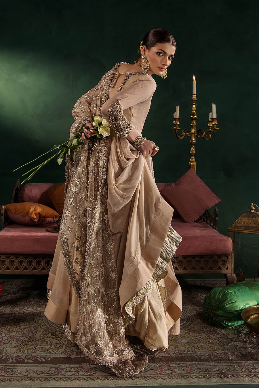 P-307 (Pastle Pink) - Luxury Pakistani Suit - View 14