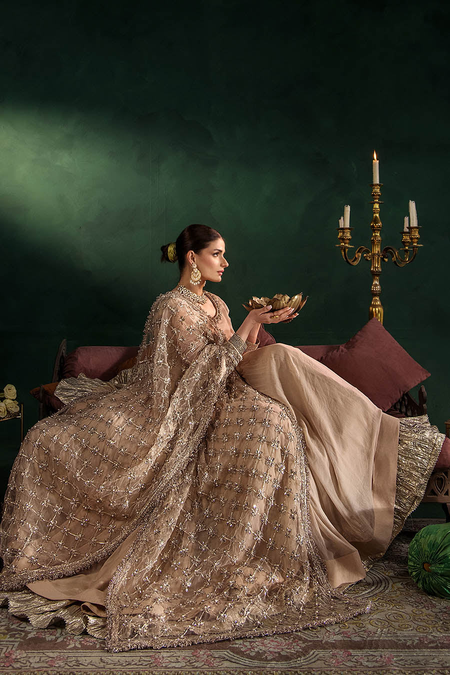 P-307 (Pastle Pink) - Luxury Pakistani Suit - View 15