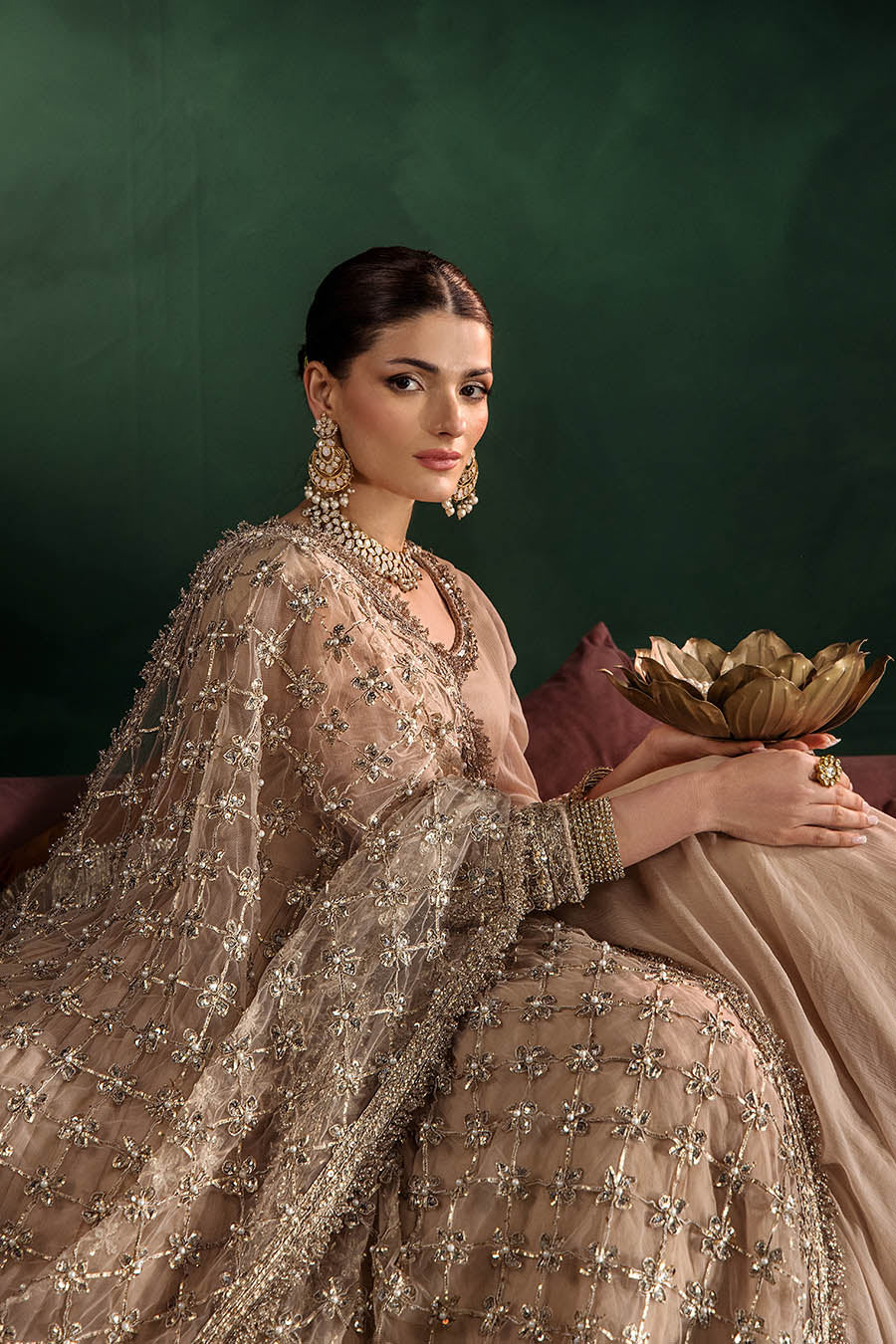 P-307 (Pastle Pink) - Luxury Pakistani Suit - View 16