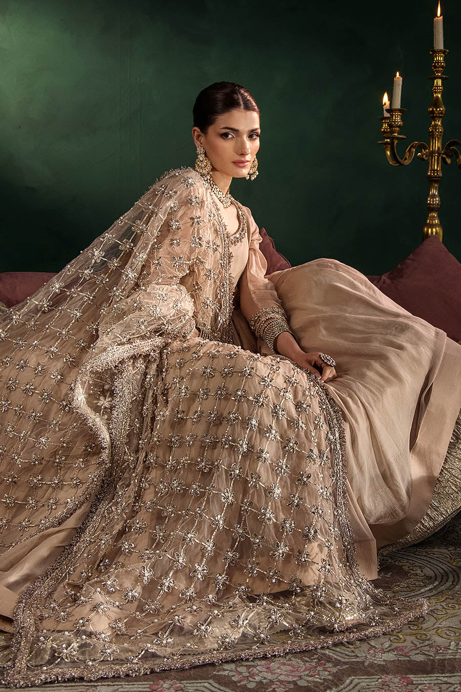 P-307 (Pastle Pink) - Luxury Pakistani Suit - View 19