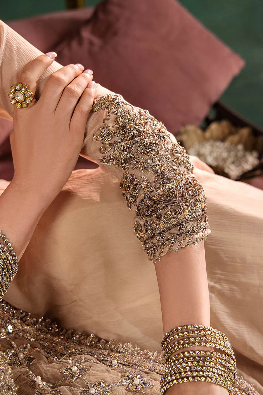 P-307 (Pastle Pink) - Luxury Pakistani Suit - View 20
