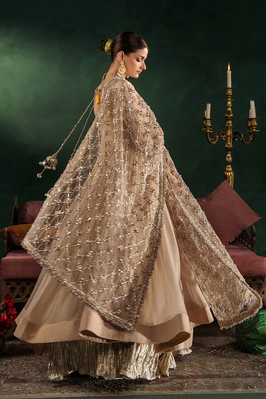 P-307 (Pastle Pink) - Luxury Pakistani Suit - View 4