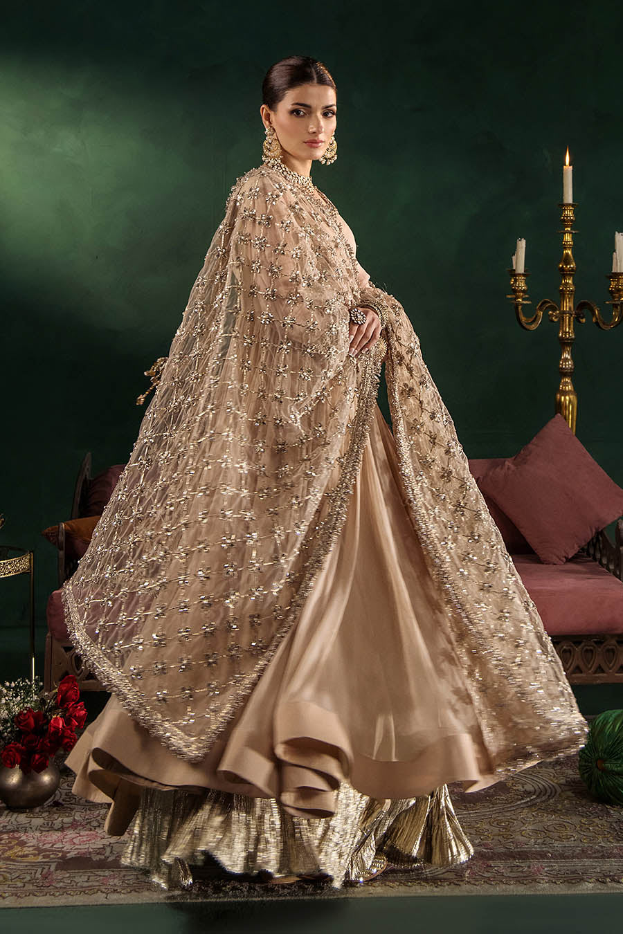 P-307 (Pastle Pink) - Luxury Pakistani Suit - View 5