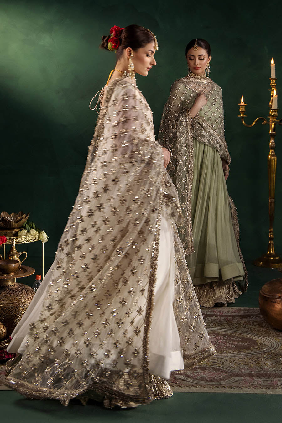 P-307 (Off-White) - Luxury Pakistani Suit - View 13