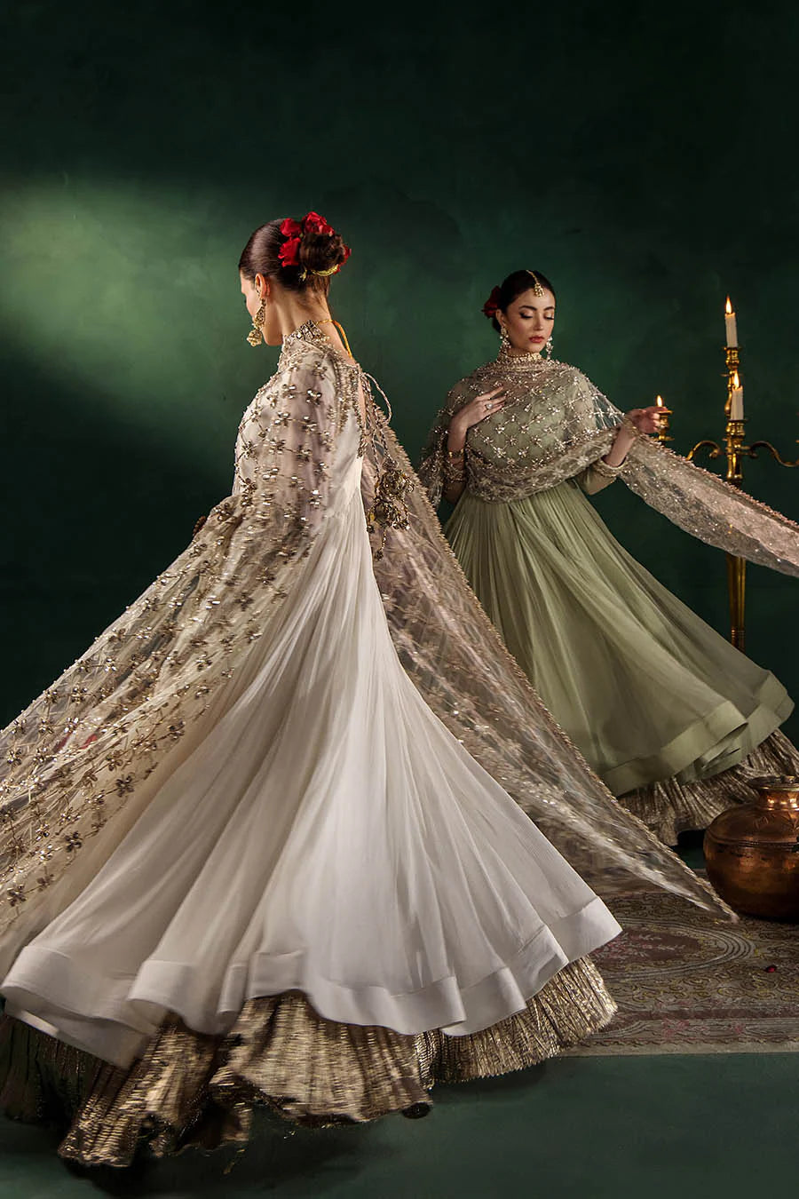 P-307 (Off-White) - Luxury Pakistani Suit - View 15