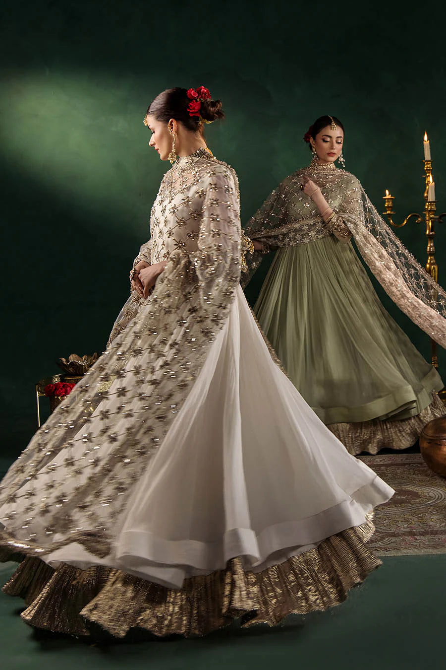 P-307 (Off-White) - Luxury Pakistani Suit - View 19