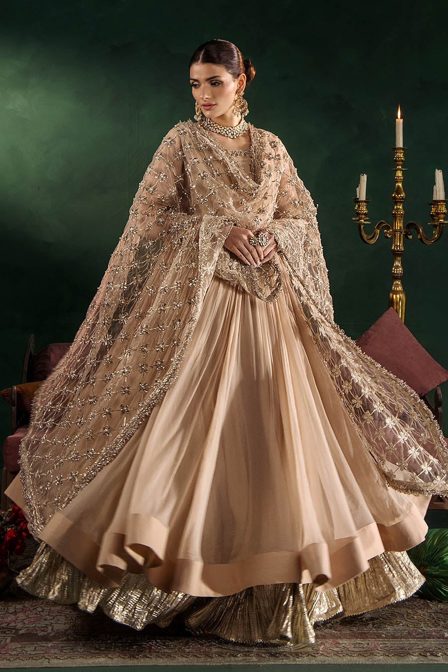 P-307 (Pastle Pink) - Luxury Pakistani Suit - View 7