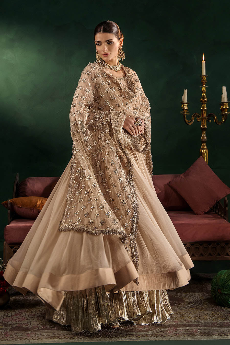 P-307 (Pastle Pink) - Luxury Pakistani Suit - View 8