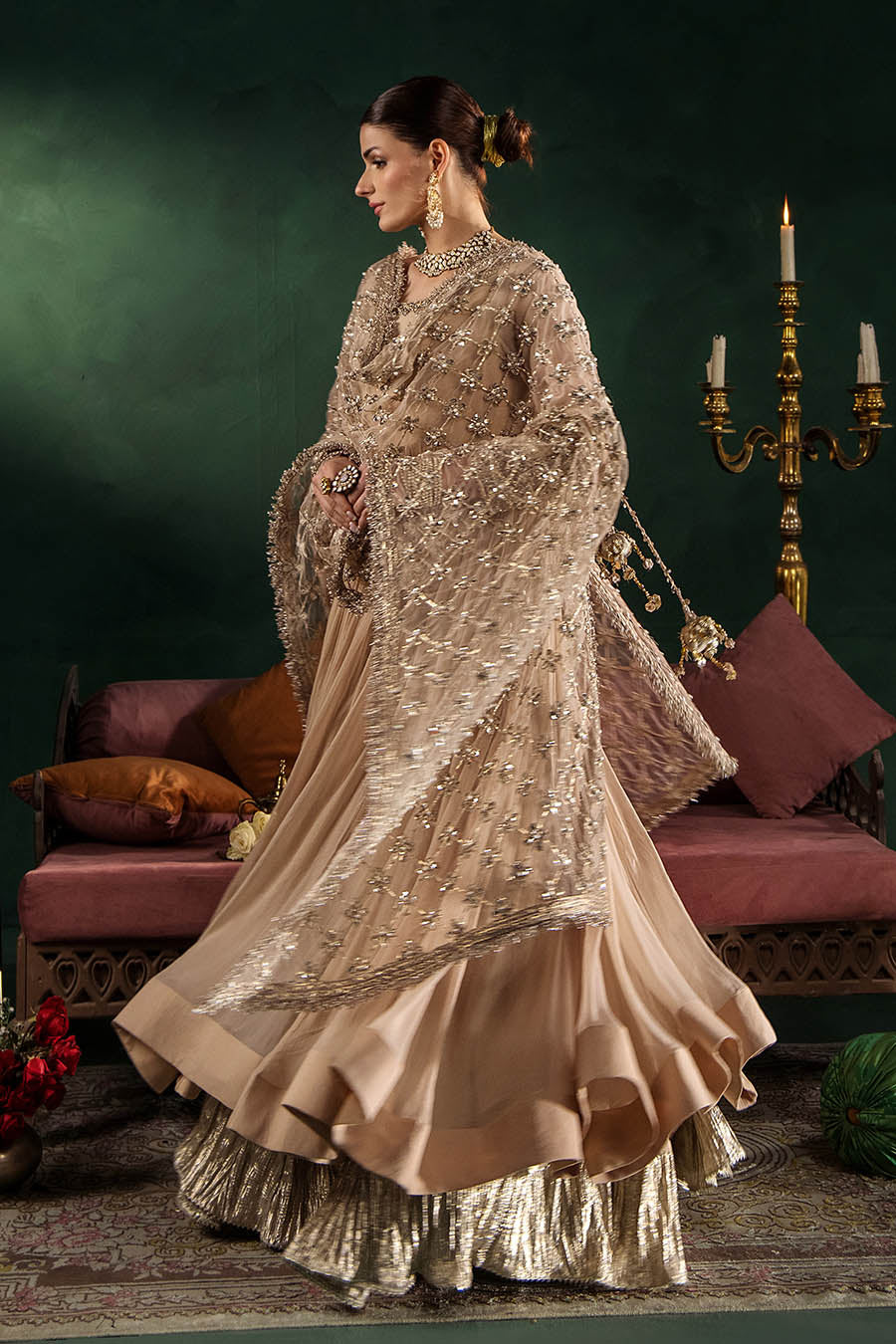 P-307 (Pastle Pink) - Luxury Pakistani Suit - View 9